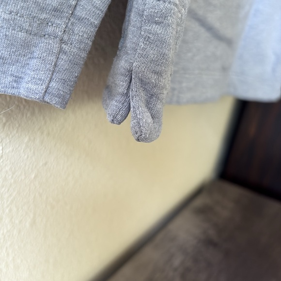 A.P.C. Gray “One Love” Long Sleeve Tee/Thinner Sweatshirt Size Small - Picture 10 of 14